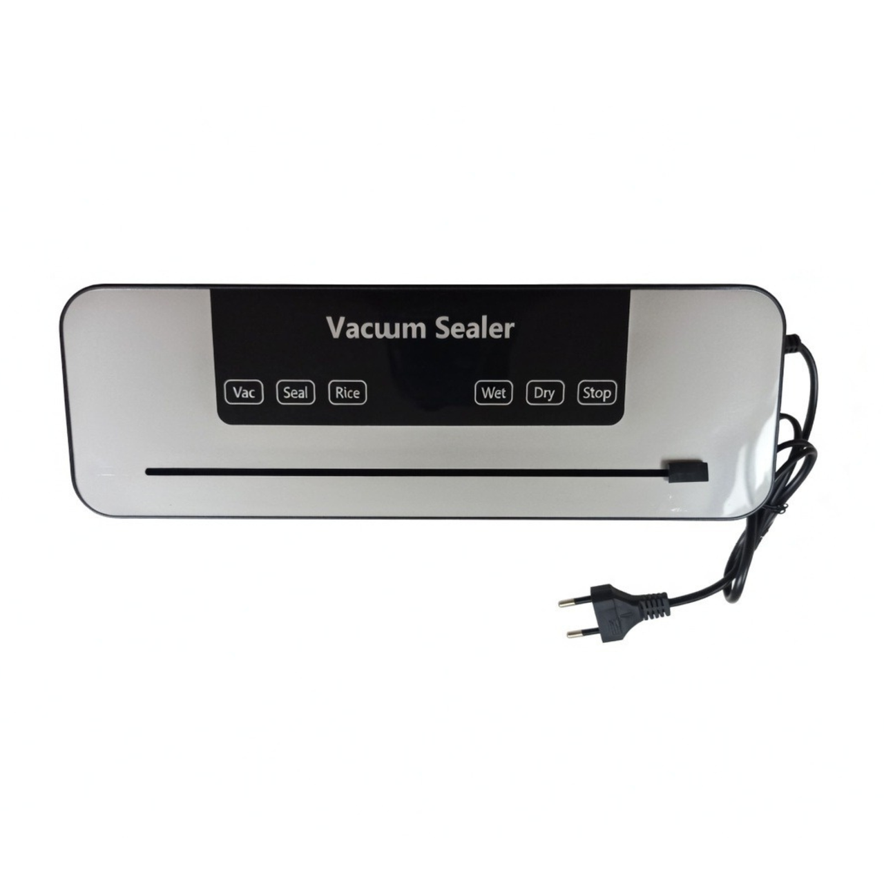 Вакуумный упаковщик для продуктов Vacuum Sealer 120 Вт встраиваемый резак и пакеты 10 шт. (2692459167)