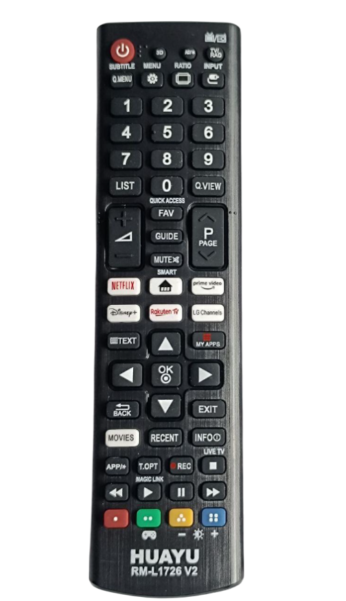 Универсальный пульт Huayu RM-L1726 V2 (1473887786) Универсальный пульт Huayu RM-L1726 V2 (1473887786)