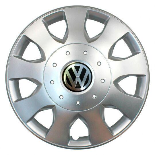 Ковпаки автомобільні SKS 400 R16 з логотипом Volkswagen 4 шт. Сріблястий Ковпаки автомобільні SKS 400 R16 з логотипом Volkswagen 4 шт. Сріблястий