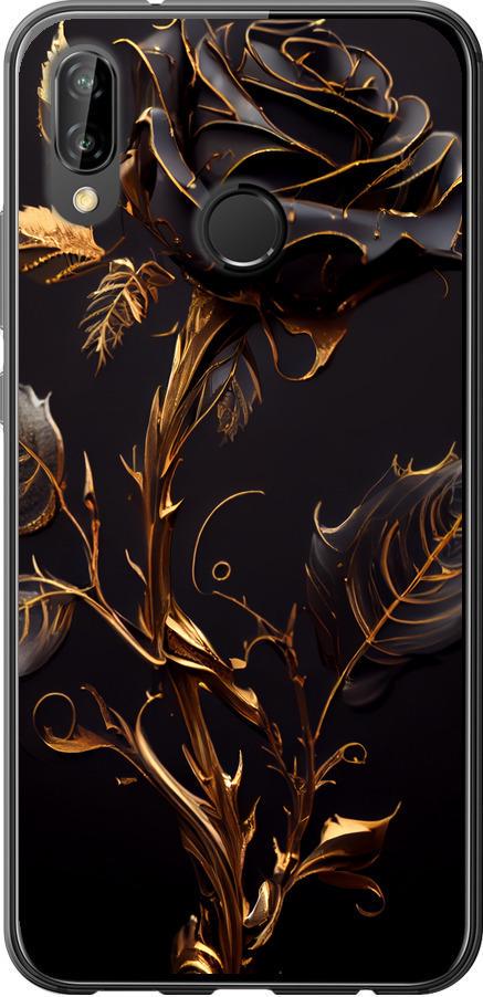 Чехол на Huawei P20 Lite Роза 3 (5552u-1410-42517) Чехол на Huawei P20 Lite Роза 3 (5552u-1410-42517)