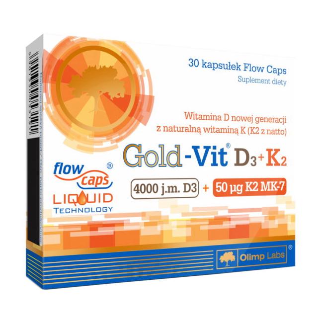 Витамины Olimp Gold Vit D3+K2 4000 IU 30 капсул