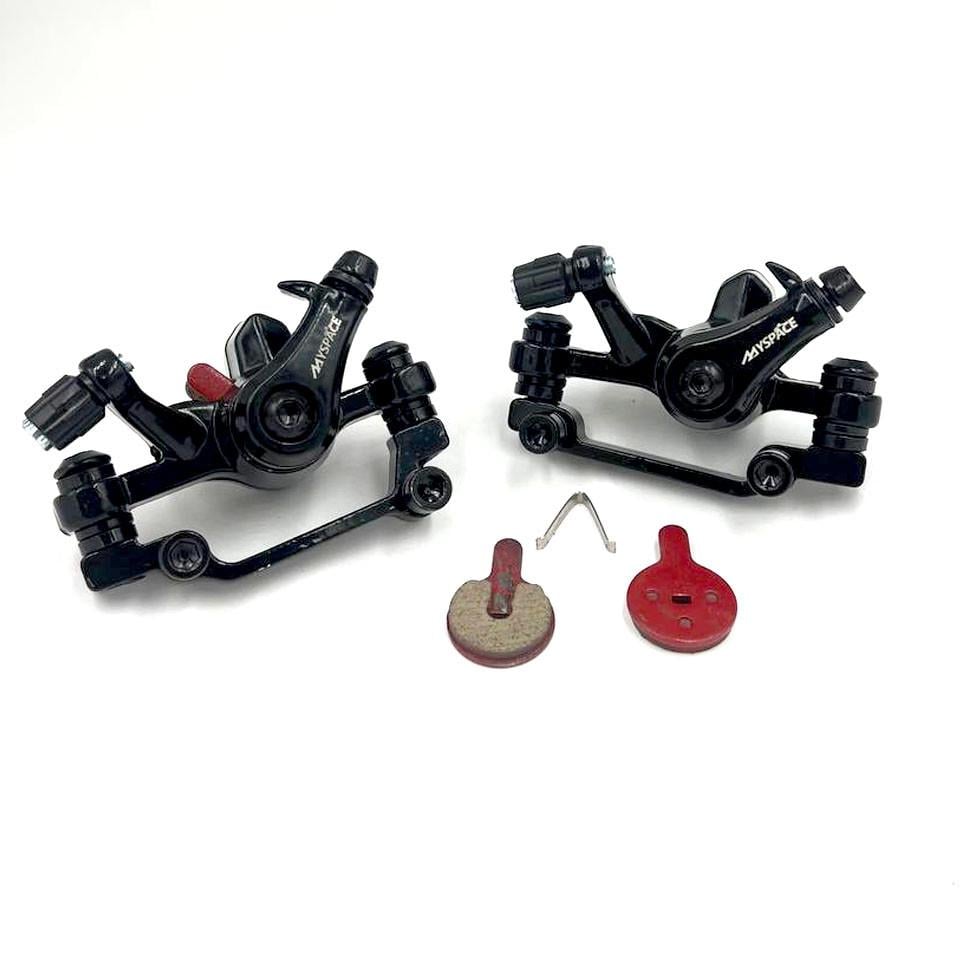 Набор для задних тормозов велосипеда тормозной диск 160 мм и суппорт с колодками - фото 4 Набор для задних тормозов велосипеда тормозной диск 160 мм и суппорт с колодками - фото 4