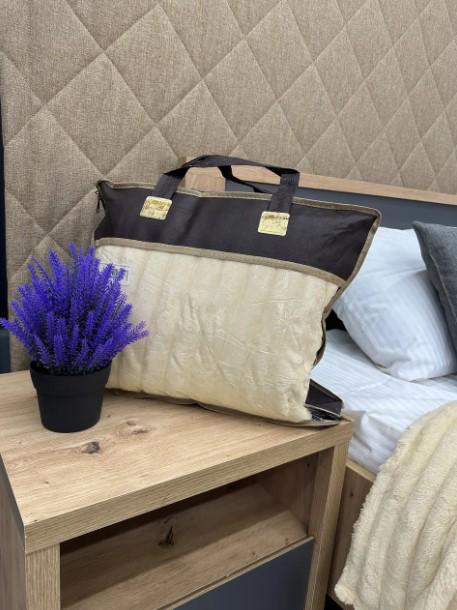 Покрывало велсофт Шарпей в полоску 200х230 см Кремовый (87-108) - фото 4 Покрывало велсофт Шарпей в полоску 200х230 см Кремовый (87-108) - фото 4