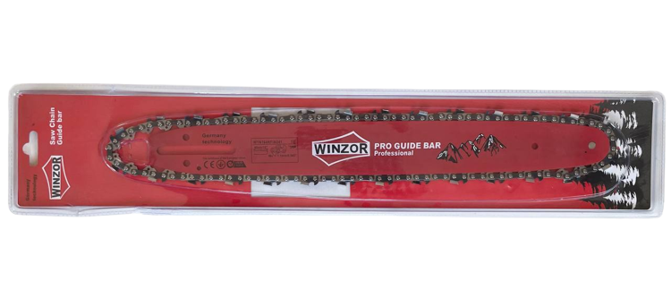 Шина с цепью для цепной пилы Makita UC4020 Winzor 40 см шаг 3/8" паз 1,1 56 звеньев 4 заклепки
