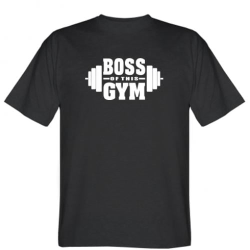 Футболка мужская The boss of this gym 3XL Черный (9887817-2-159986-XXXL)