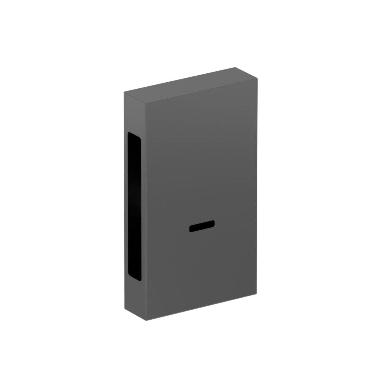 Коробка монтажная приварная стальная для замков антивандальная 190х110х30 мм (1856377115/К0182)