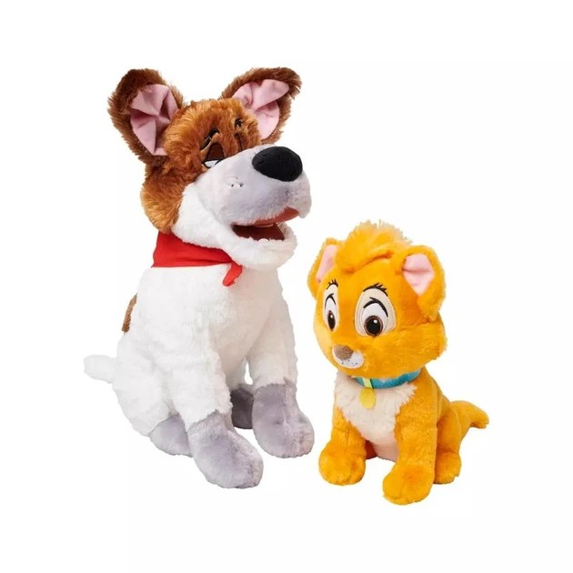 Набір м'яких іграшок Oliver and Dodger Disney Доджер 30 см Олівер 20 см 2 шт. (35237918)