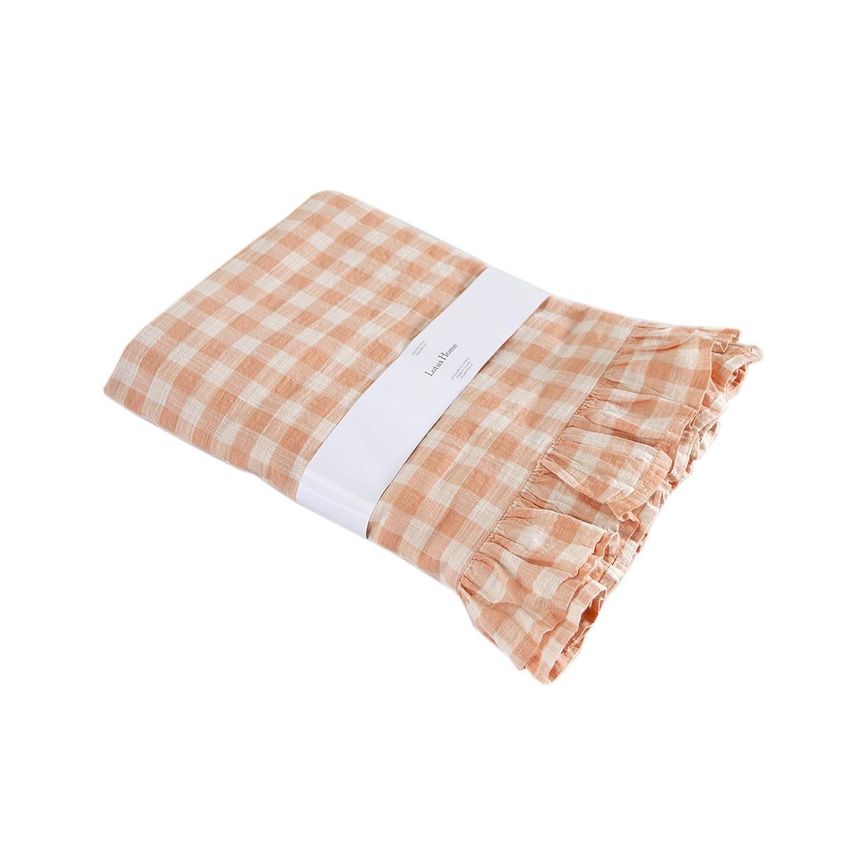 Скатерть Lotus Home Agena 150x220 см Лососевая (28092755)