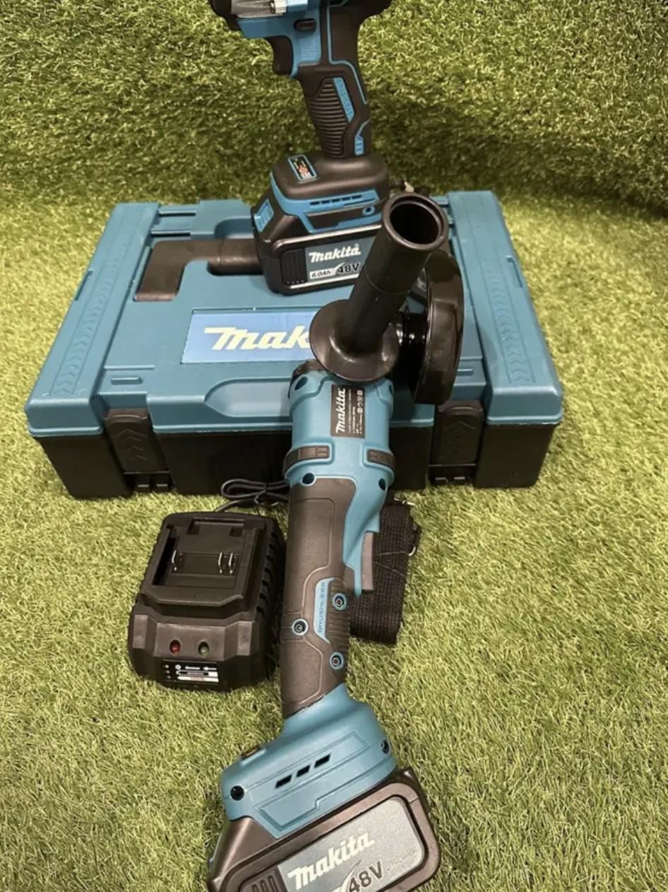 Аккумуляторный комплект DTW800+DGA508ZPRO безщеточный 48 V/6Ah 850 Нм Черно-синий - фото 4 Аккумуляторный комплект DTW800+DGA508ZPRO безщеточный 48 V/6Ah 850 Нм Черно-синий - фото 4