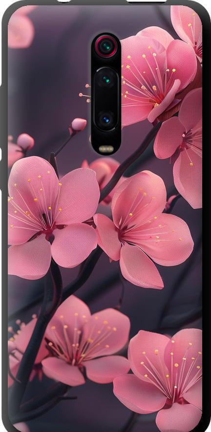 Чехол на Xiaomi Mi 9T Пурпурная сакура (6075b-1815-42517)