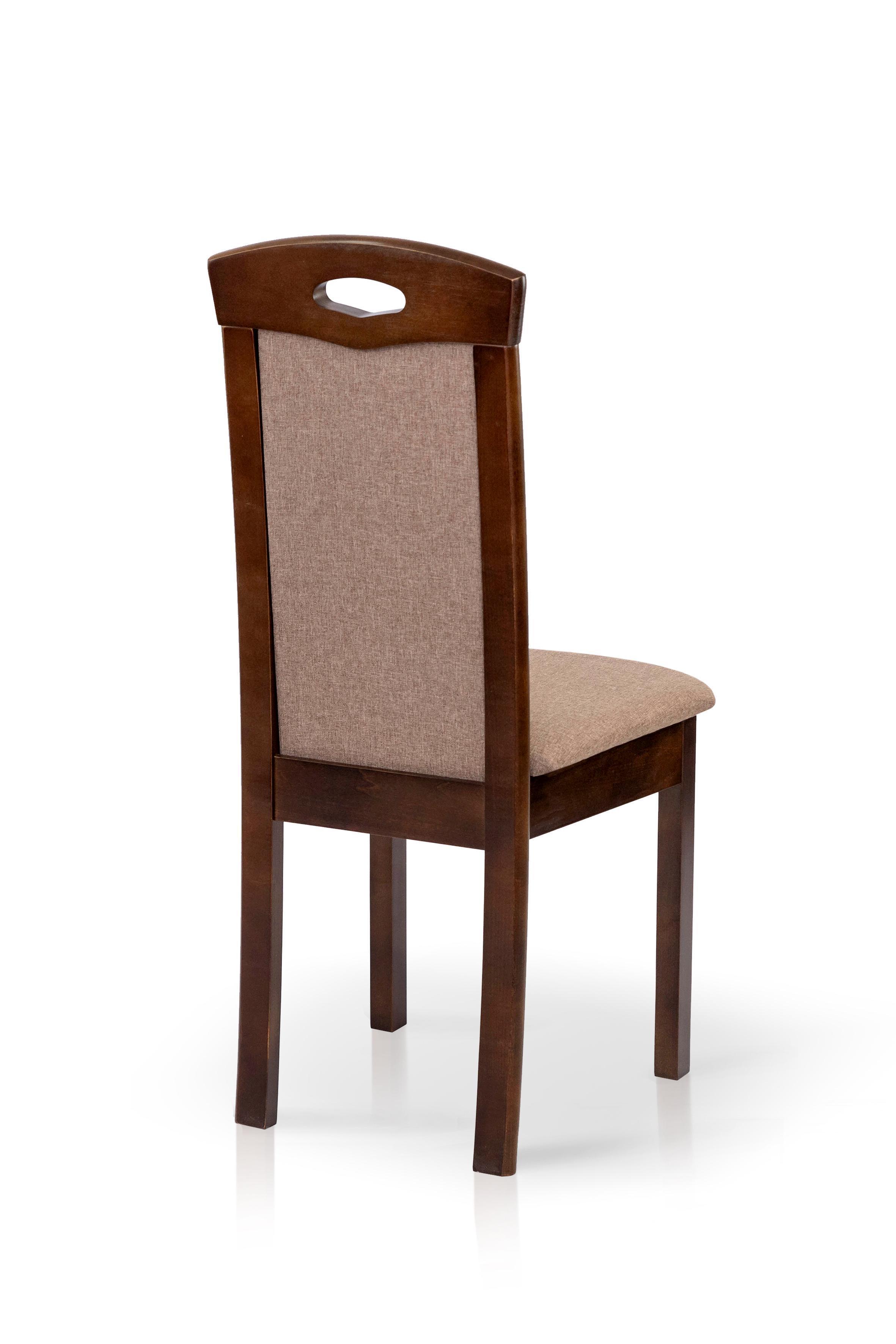 Стілець для кухні та вітальні УЛЬТРА Честер 450х940х430 мм Горіх темний/Саванна (GAА0048026) - фото 4