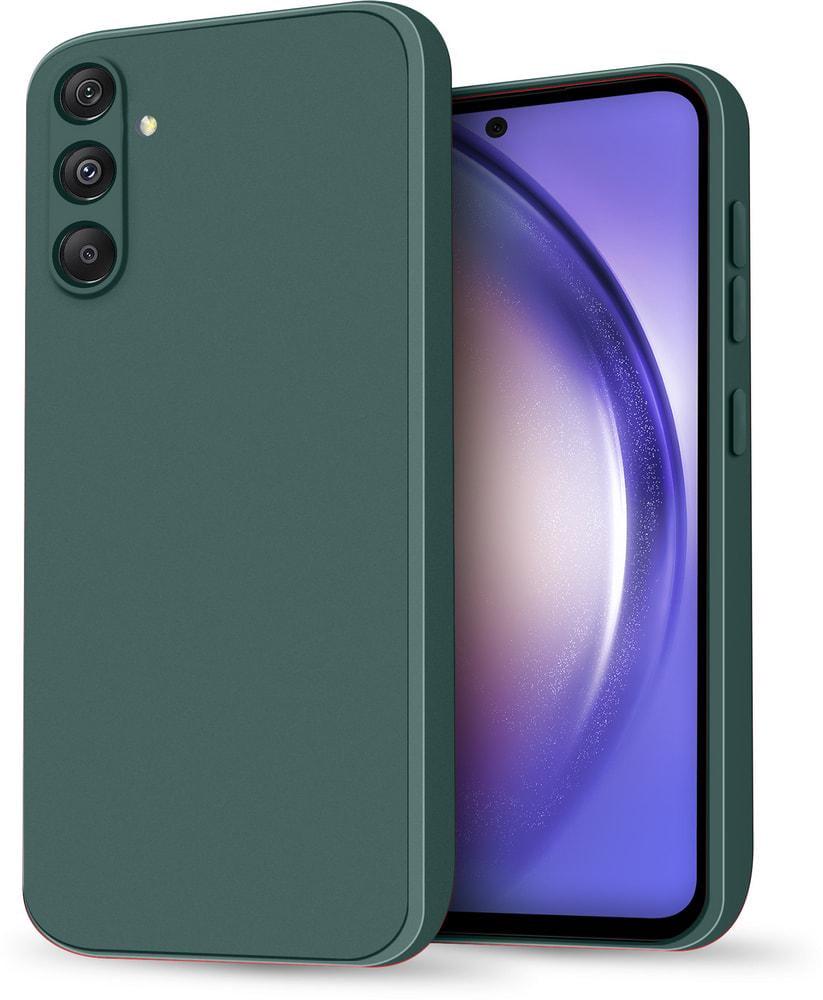 Силиконовый чехол HardCorner Samsung Galaxy A54 A546 (с микрофиброй) Green (34818-08)