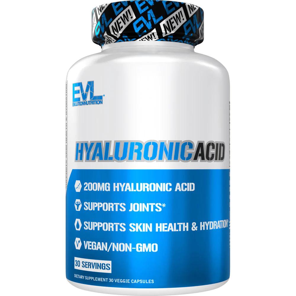 Гиалуроновая кислота Evlution Nutrition Hyaluronic Acid 200 mg 30 Veggie capsules