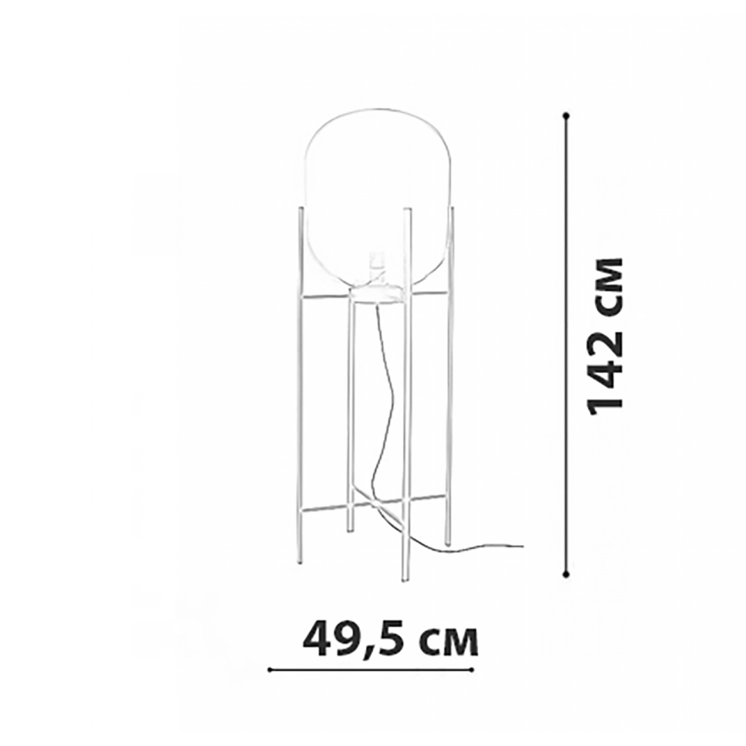 Торшер Friendlylight Glass Oval FL M FL9003 (18056825) - фото 3 Торшер Friendlylight Glass Oval FL M FL9003 (18056825) - фото 3