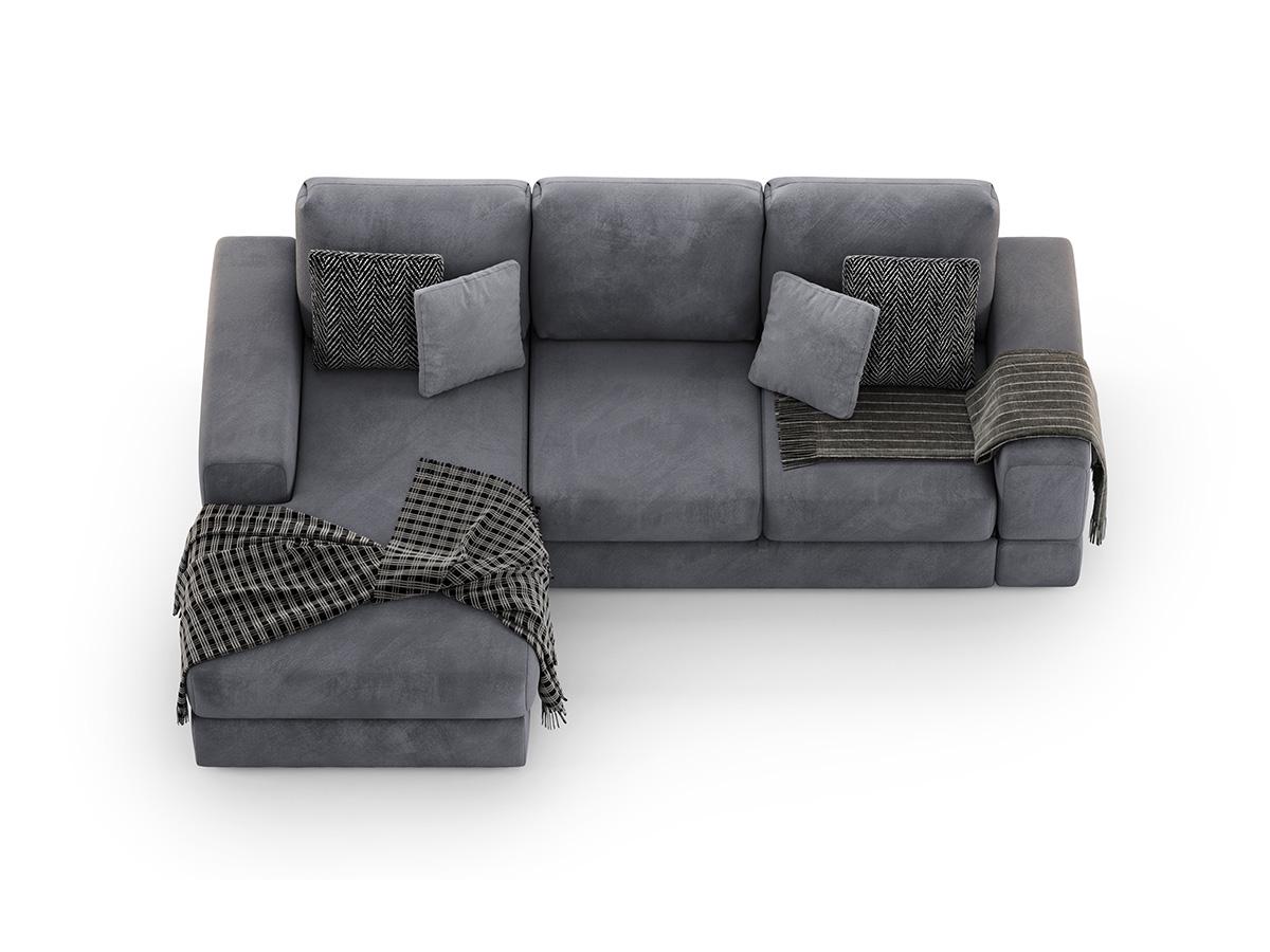 Диван кутовий Loft 4 260х160х75 см Сірий (Арт.1116) - фото 2 Диван кутовий Loft 4 260х160х75 см Сірий (Арт.1116) - фото 2