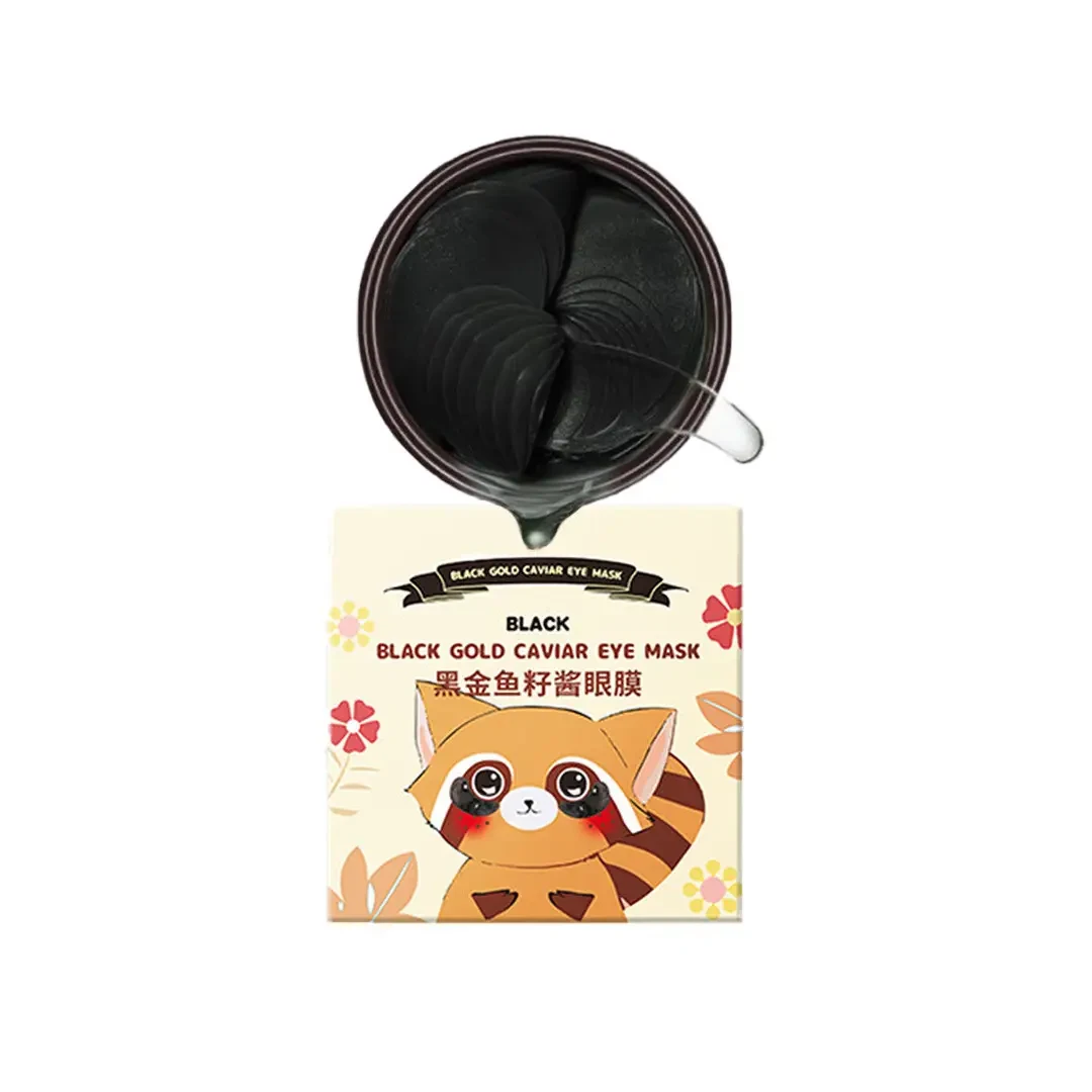 Патчи гидрогелевые SERSAN LOVE Black Gold Caviar Eye Mask с золотом и экстрактом черной икры