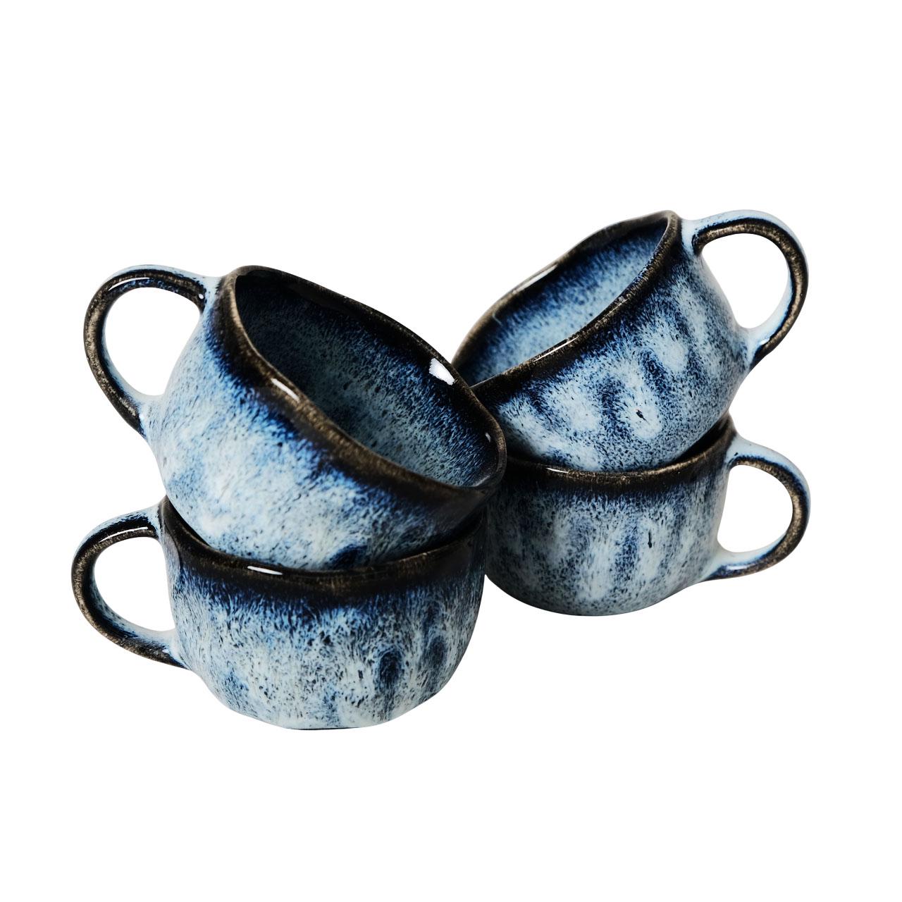 Набір з широких горнят Росохан 4 шт. 0,15 л