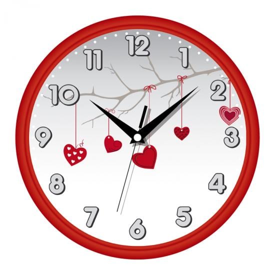 Часы настенные Uta Classic День Святого Валентина 30x30 см Red (118445) Часы настенные Uta Classic День Святого Валентина 30x30 см Red (118445)