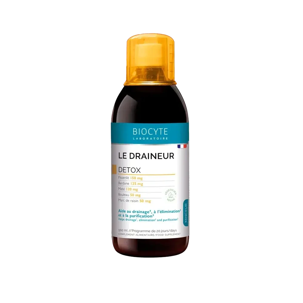 Напиток для лимфодренажа и похудения Biocyte Le Draineur Детокс 500 мл (1799) Напиток для лимфодренажа и похудения Biocyte Le Draineur Детокс 500 мл (1799)