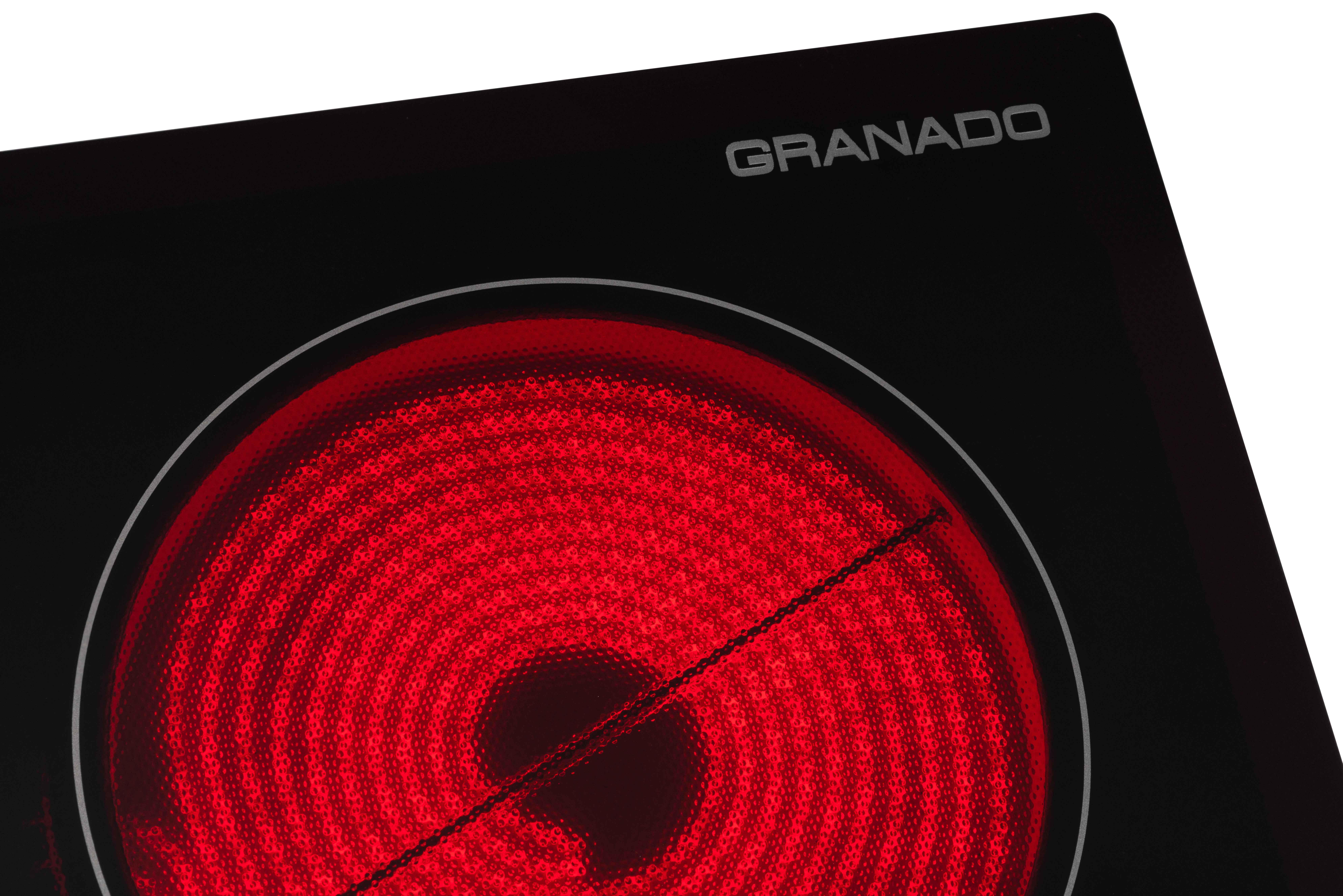 Комплект Granado духовой шкаф электрический GEO 62-0200 Black и варочная поверхность электрическая GVH 624 (GOH010202) - фото 13