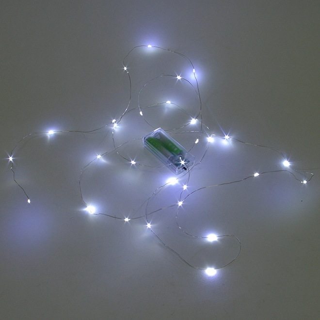 Гирлянда LED холодный свет 30 светодиодов 3 м (42210)