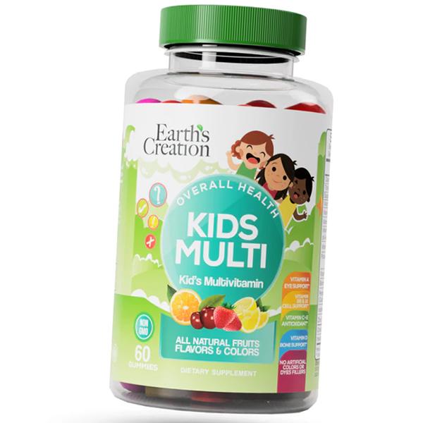 Мультивитамины для детей Earth's Creation Kids MultiVitamin 60 таб. Фруктовый (36604037)