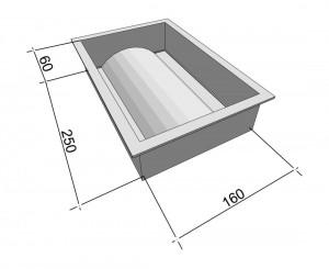 Форма водостока 250х160х60 мм 1 шт. (12296430) - фото 3