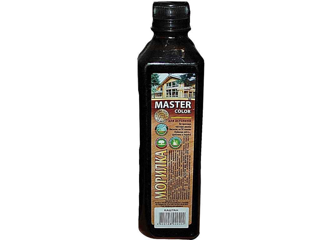 Морилка МASTER COLOR спиртова 400 мл 330 г Каштан (120473) Морилка МASTER COLOR спиртова 400 мл 330 г Каштан (120473)