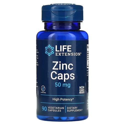 Цинк Life Extension Zinc 50 мг 90 капс. (LEX-18139)