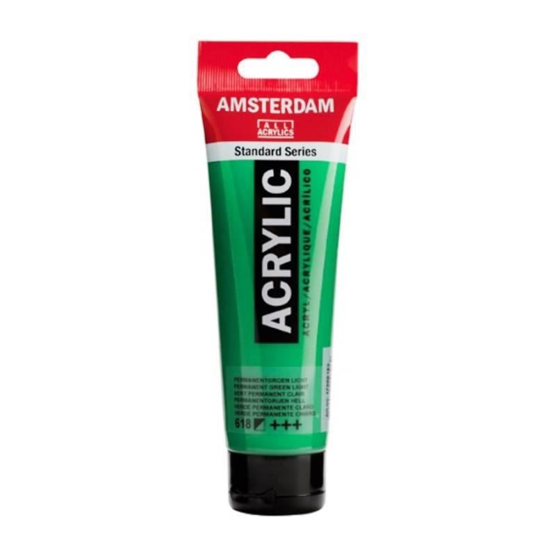 Акрилова фарба Amsterdam Royal Talens 120 мл 618 Пермутровий зелений (Az1-8712079158484)