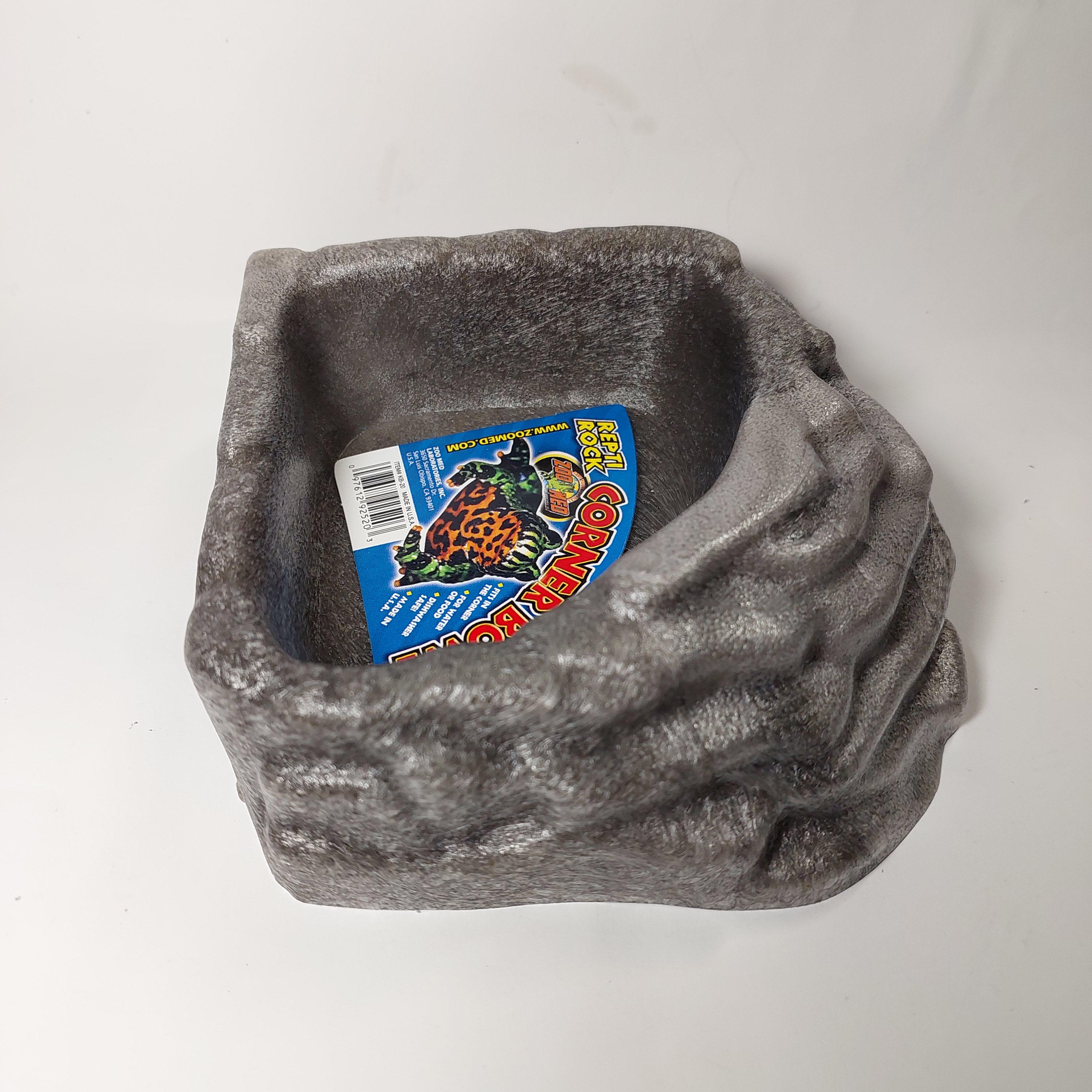 Напувалка-годівниця Zoo Med Repti Rock Water Dish для рептилій Сірий - фото 4