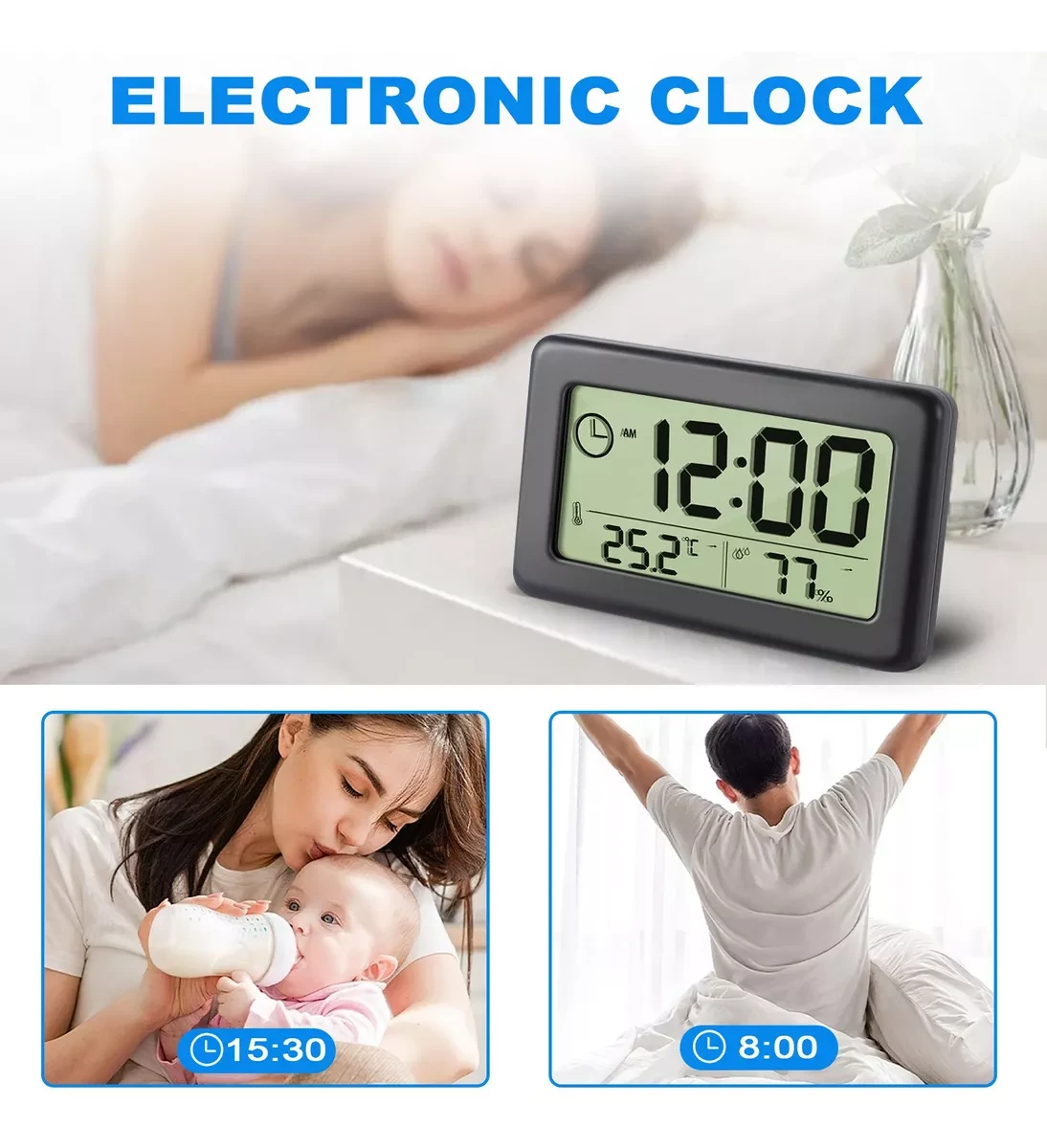 Термометр цифровой Черный (2612939953) - фото 2 Термометр цифровой Черный (2612939953) - фото 2