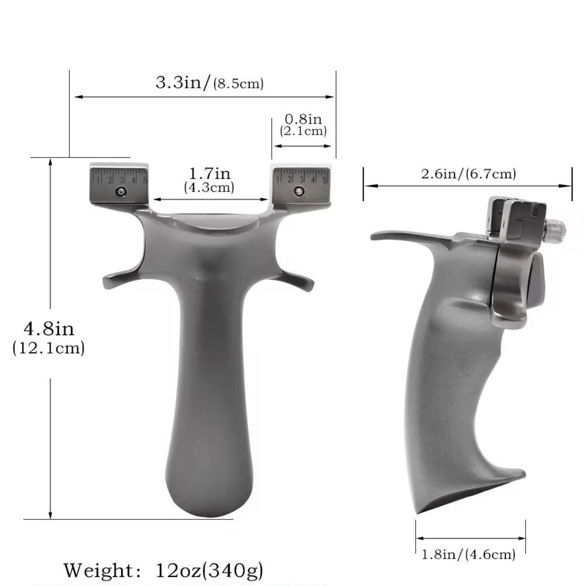 Рогатка металева SFU Sniper Pro X5 з рівнем/прицілом/міліметровою шкалою (0021) - фото 2 Рогатка металева SFU Sniper Pro X5 з рівнем/прицілом/міліметровою шкалою (0021) - фото 2