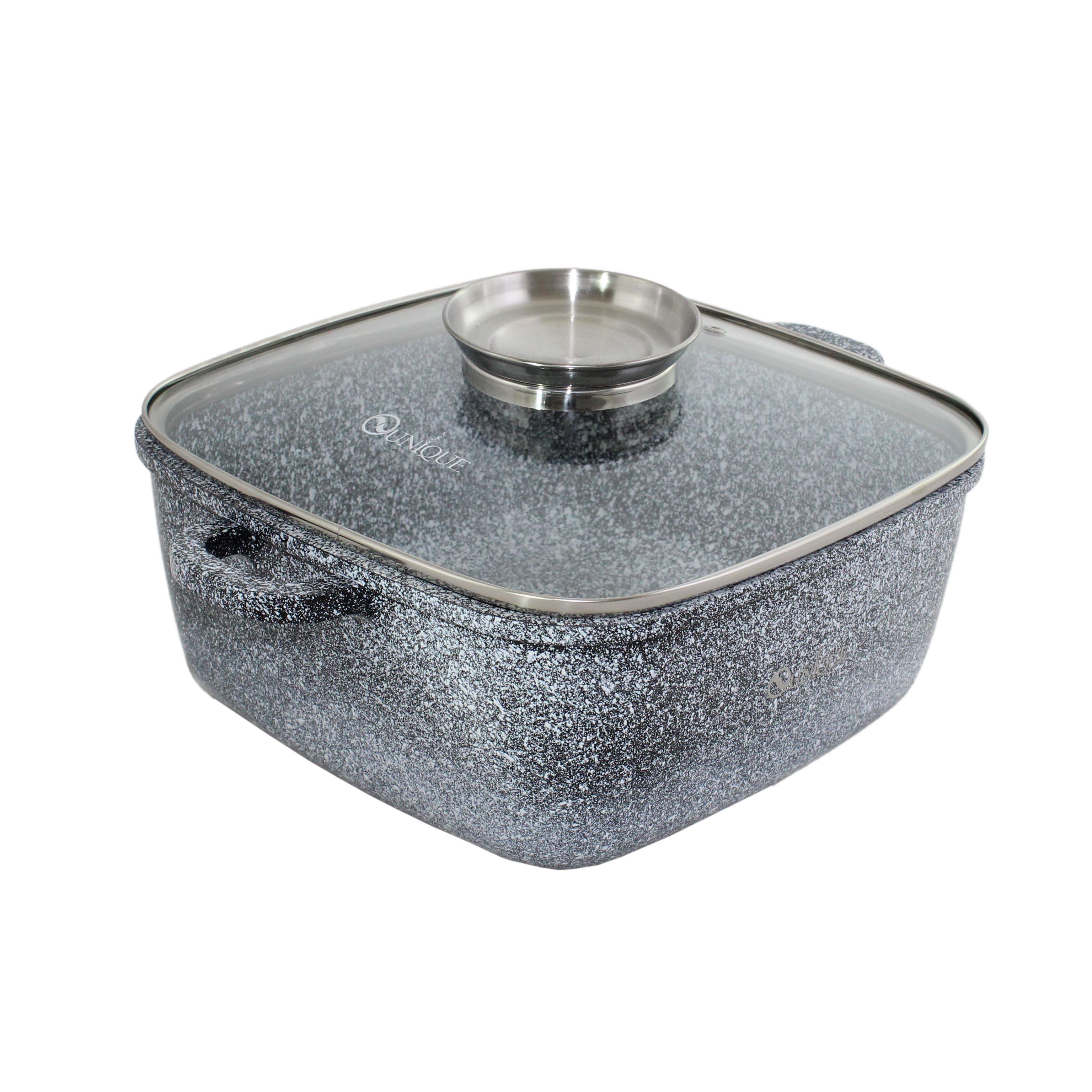 Казан UNIQUE UN-5205 гранитный с крышкой 22 см 3,5 л (01062021_64)