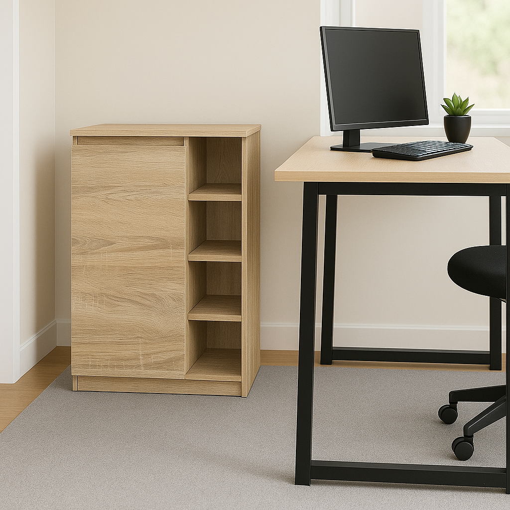 Тумба MEBEX 60х40х100 см Дуб Сонома (VS4D600DS)