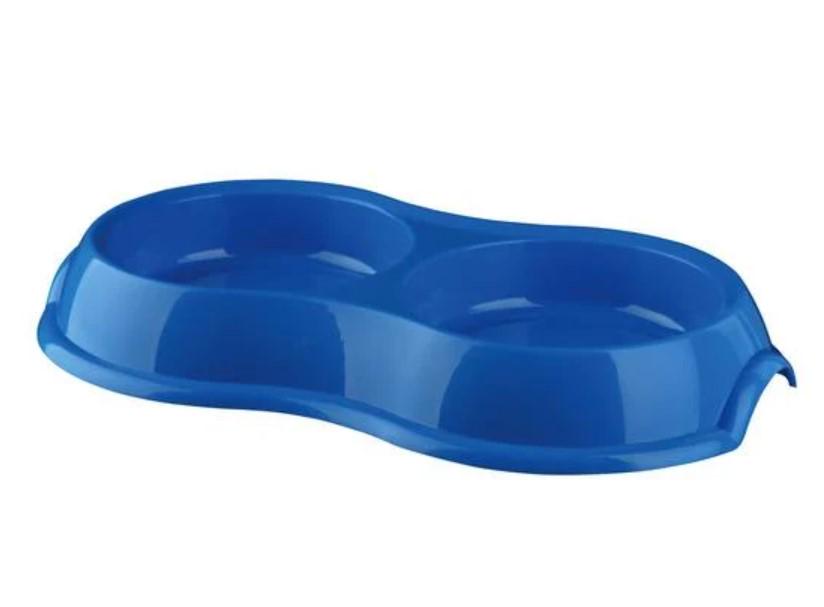 Миска двойная для кошек 2x0,2 л Ø 11 см (TX-24985)