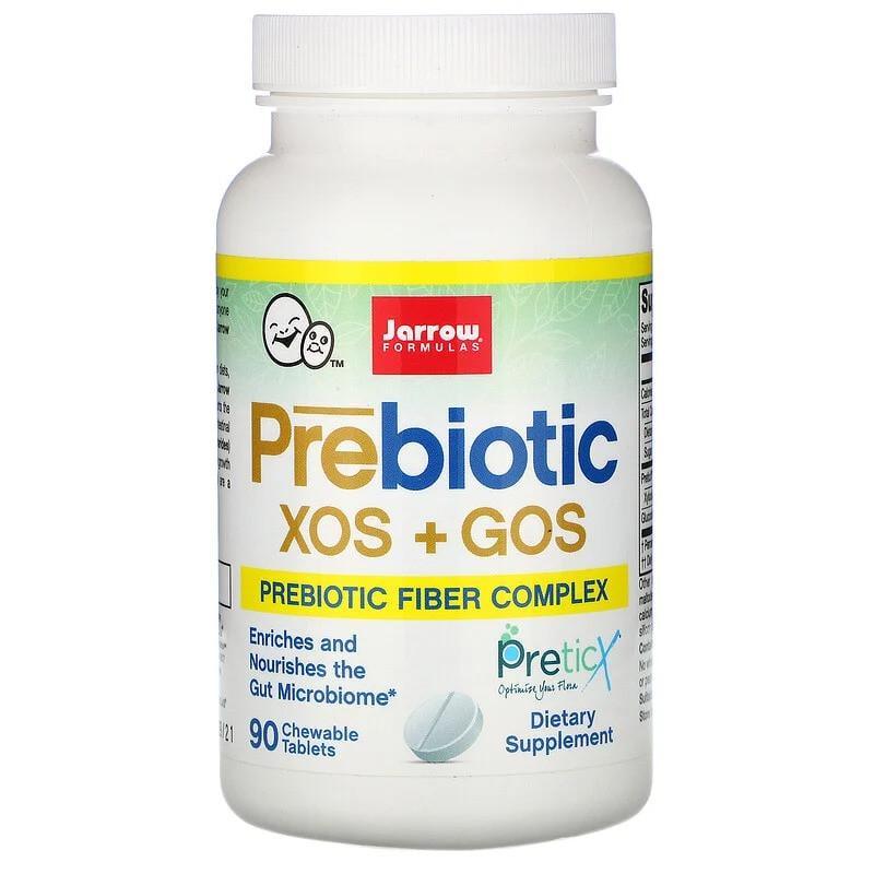 Пребиотики Jarrow Formulas XOS+GOS 90 жевательных таблеток