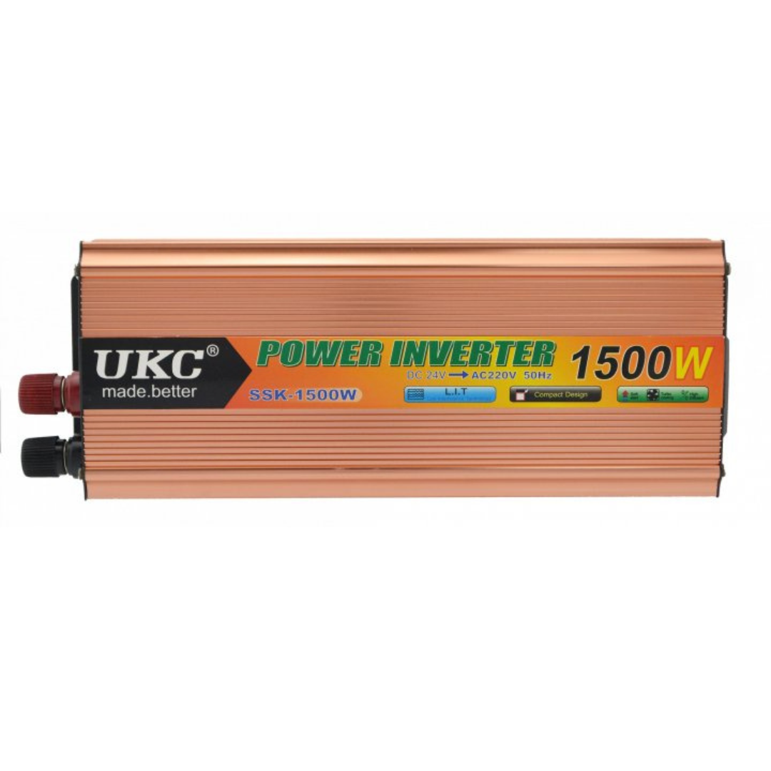 Перетворювач напруги автомобільний UKC AC/DC 1500W 24V (SSK-24-1500W) - фото 4 Перетворювач напруги автомобільний UKC AC/DC 1500W 24V (SSK-24-1500W) - фото 4