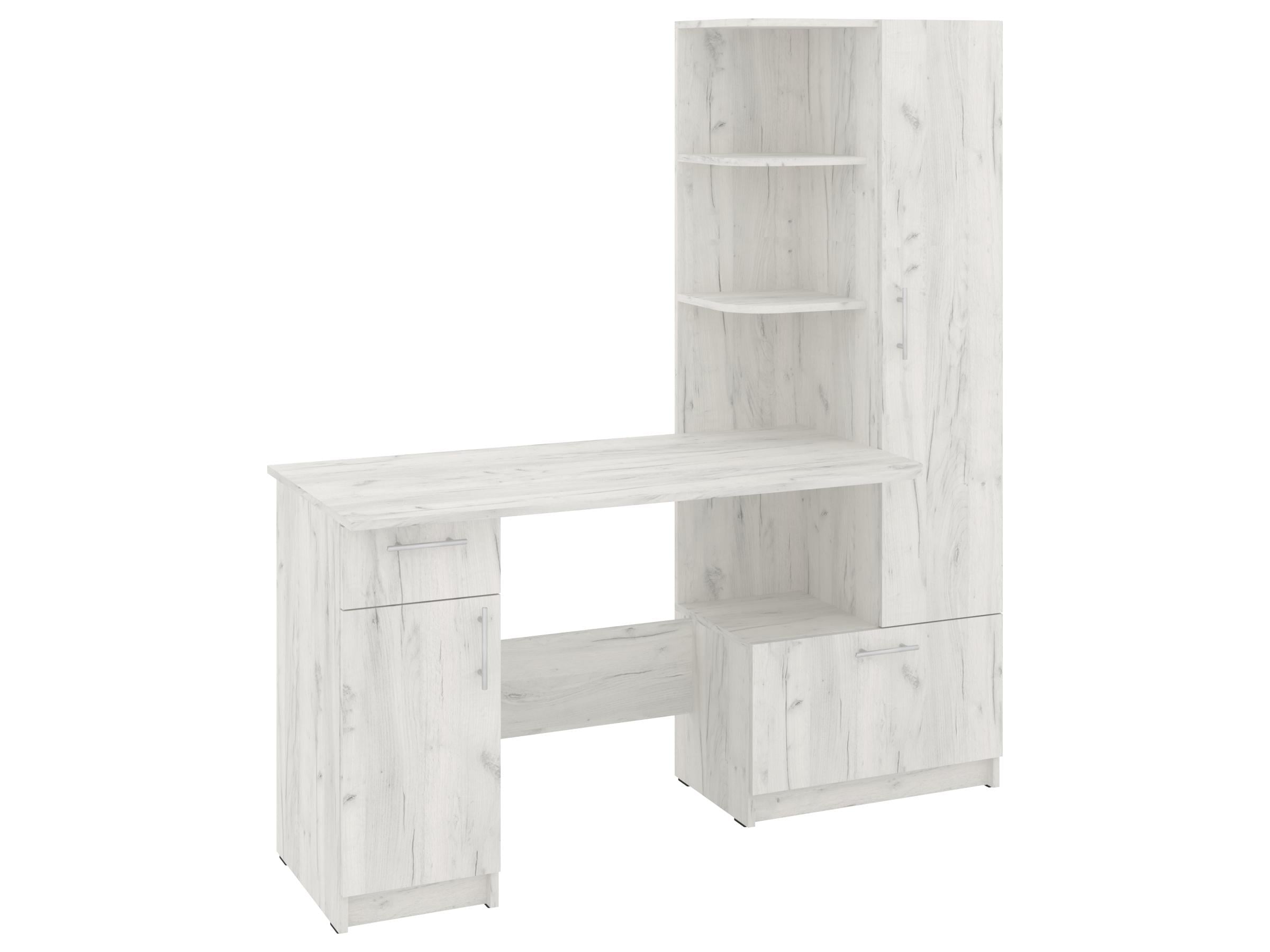 Письменный стол PEHOTIN Шанс-П 150х60х75/164,5 см Дуб крафт (PN-101698)