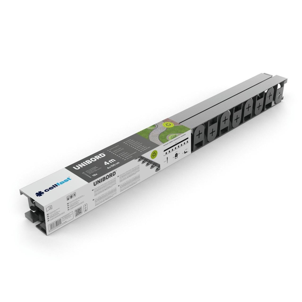 Бордюр садовый Cellfast Unibord 4 м 4,5 см (30-250)