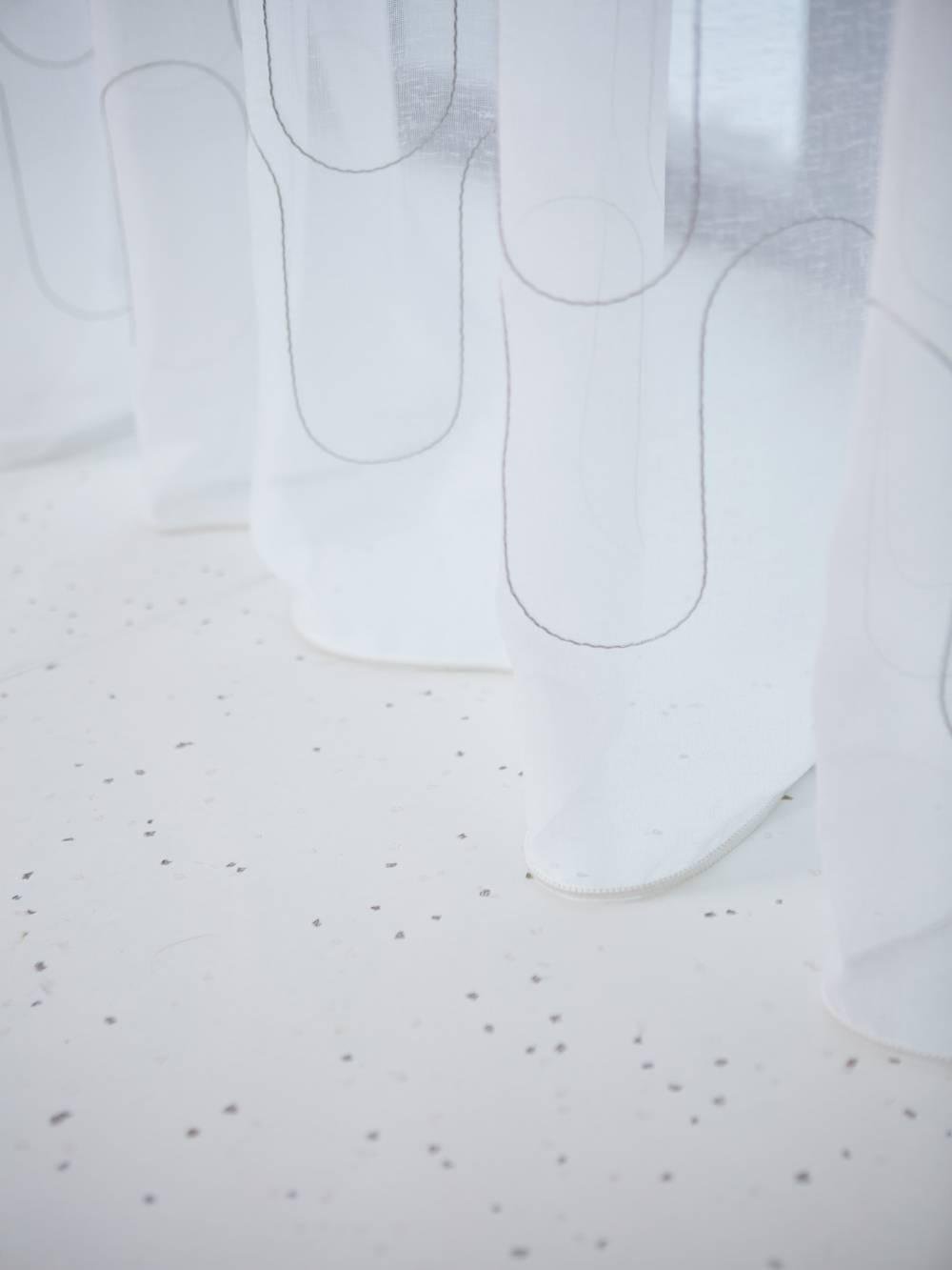 Гардини органзу 2,5 м 2 шт. Сірий (000105817) - фото 2