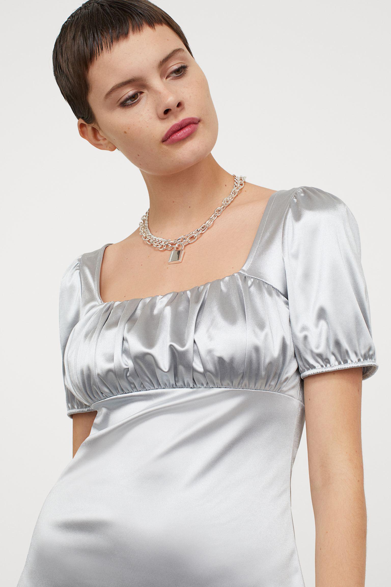 Сукня H&M XXS Сірий (94334701b24) - фото 2 Сукня H&M XXS Сірий (94334701b24) - фото 2