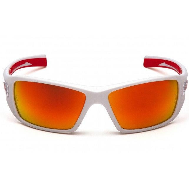 Окуляри Pyramex Velar White (sky red mirror) дзеркальні червоні в білій оправі - фото 2 Окуляри Pyramex Velar White (sky red mirror) дзеркальні червоні в білій оправі - фото 2