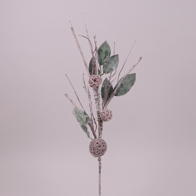 Декоративная ветка новогодняя Flora (75473)