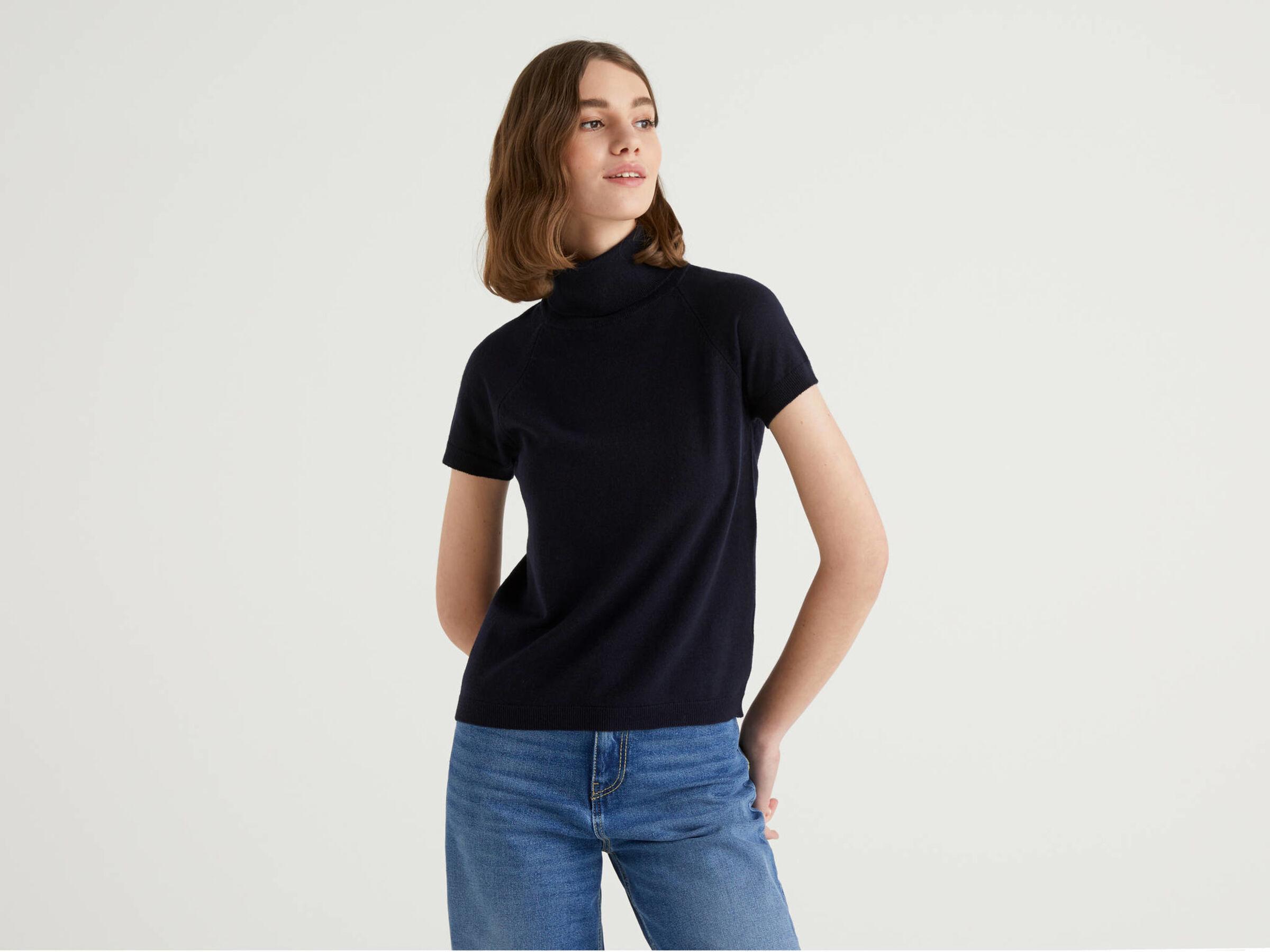 Футболка жіноча Benetton 1035e2544 XS Синій