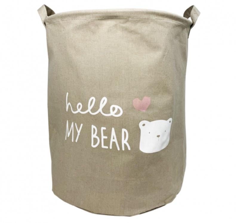 Корзина hello my bear Коричневый (15292448)