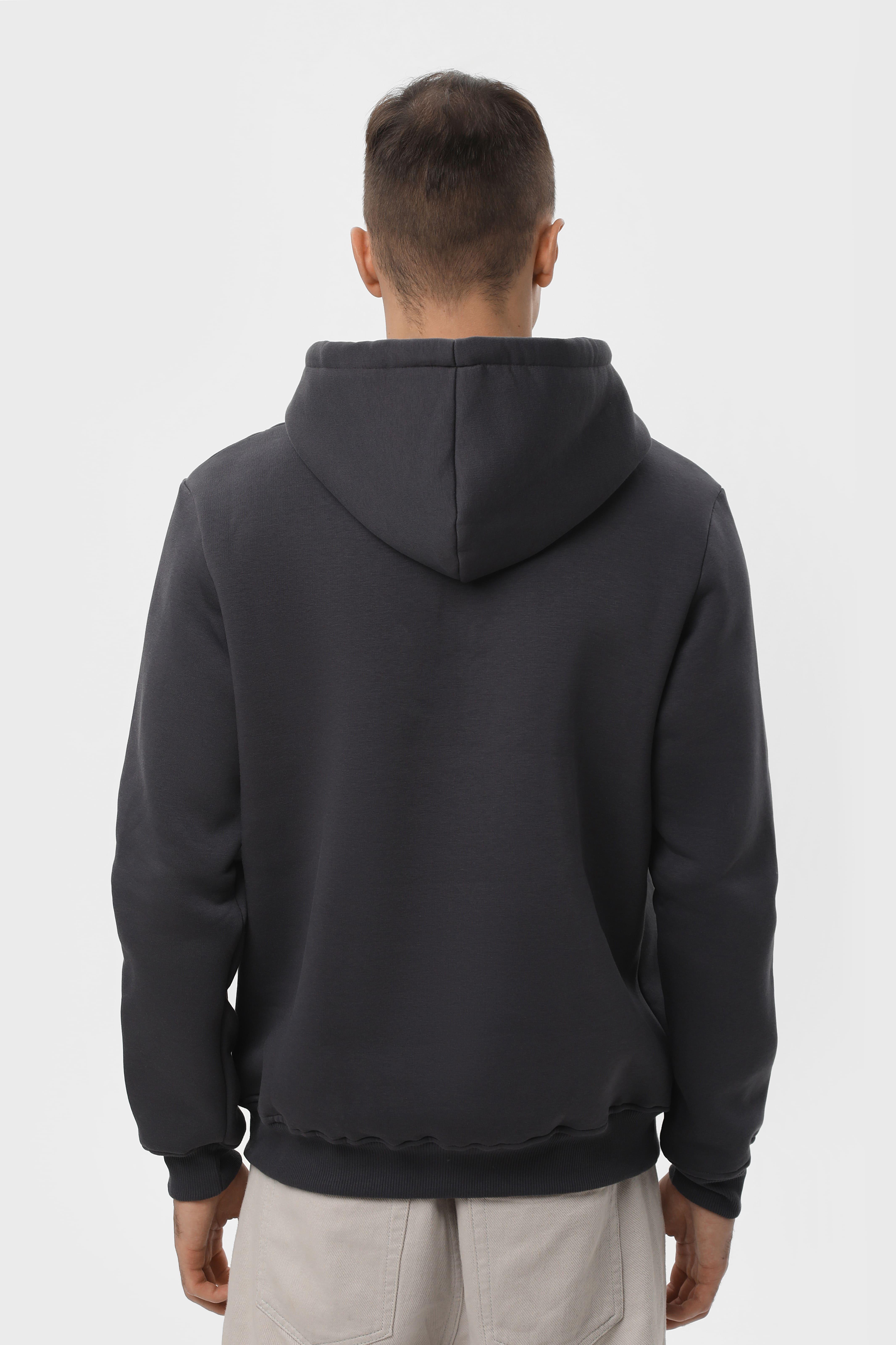 Худи утепленный RAY BASIC U0401 UNISEX XL Темно-серый - фото 4 Худи утепленный RAY BASIC U0401 UNISEX XL Темно-серый - фото 4