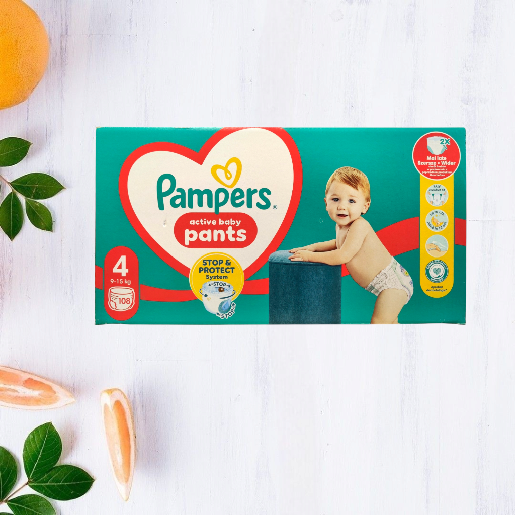 Трусики Pampers Active Baby Pants 4 9-15 кг 108 шт.