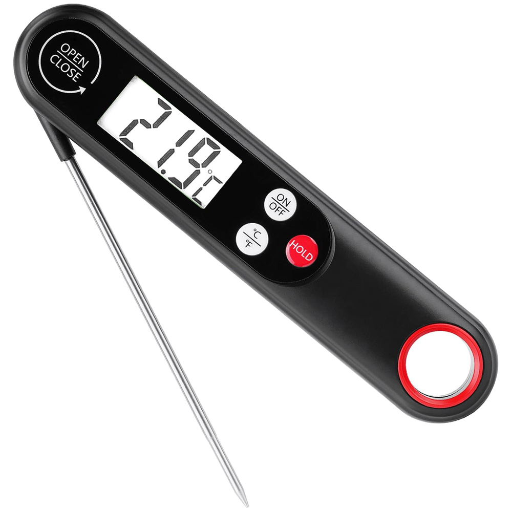 Термометр кухонный UChef YZ6014 со складным зондом Черный (1288) Термометр кухонный UChef YZ6014 со складным зондом Черный (1288)