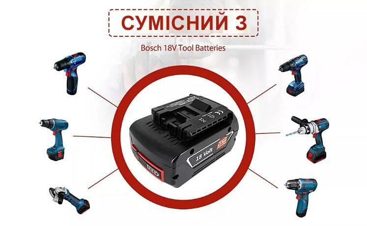 Корпус для акумулятора Bosch BAT609/BAT618/BAT620 10х18650 (265918) (265918) - фото 6